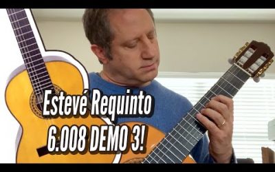 New Video! Esteve Requinto 6 008 Cedar Top – DEMO 3 / Calido Guitars